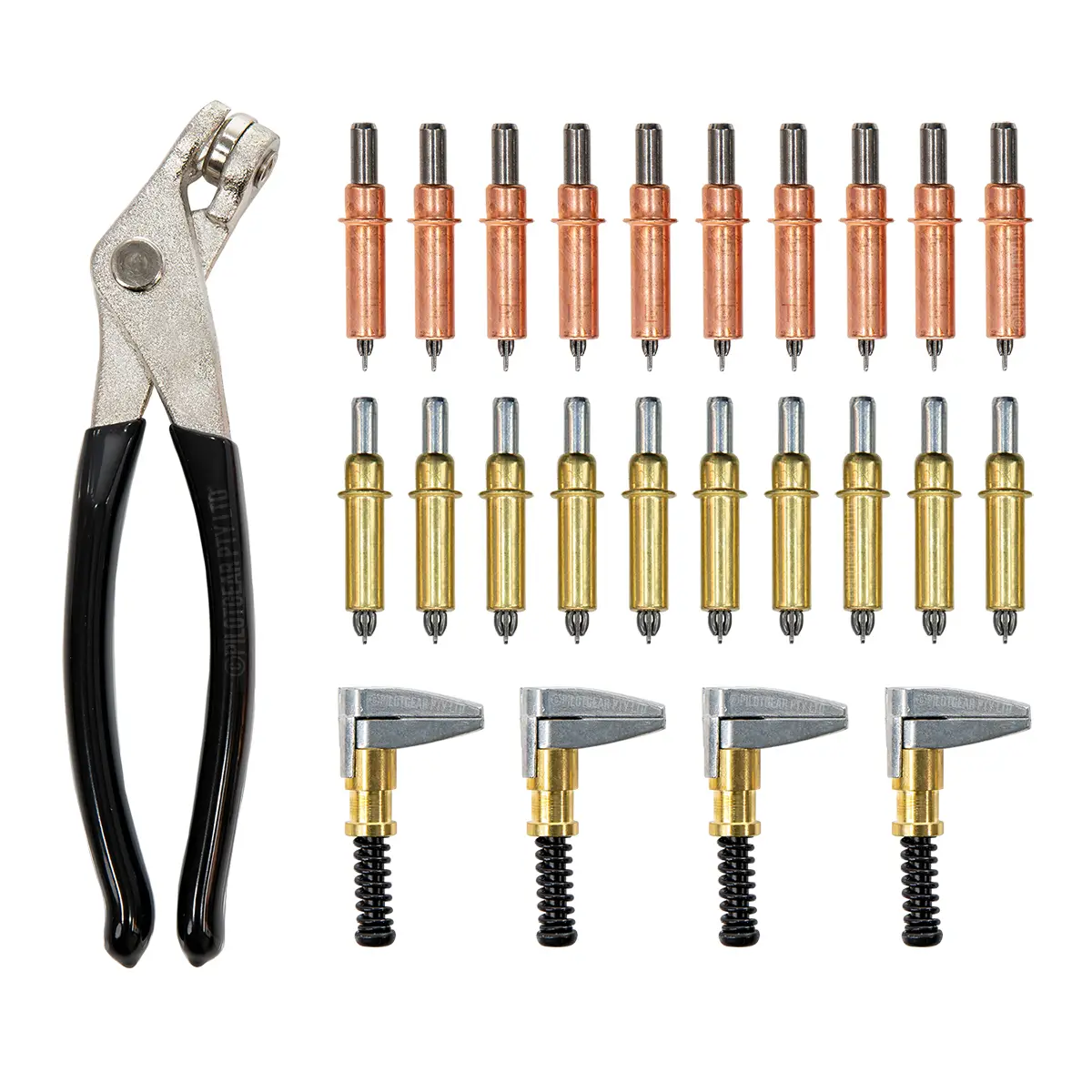 Pliers + Pins + Clamps