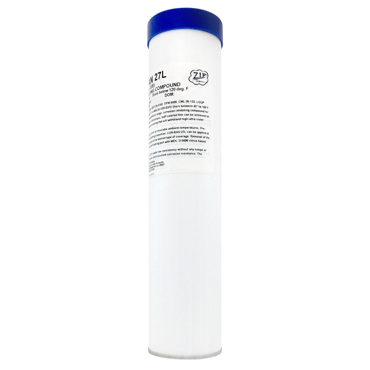 Zip-Chem Cor-Ban 27L Corrosion Inhibiting Compound, 14 fl oz (414 mL) Grease Cartridge, 009873