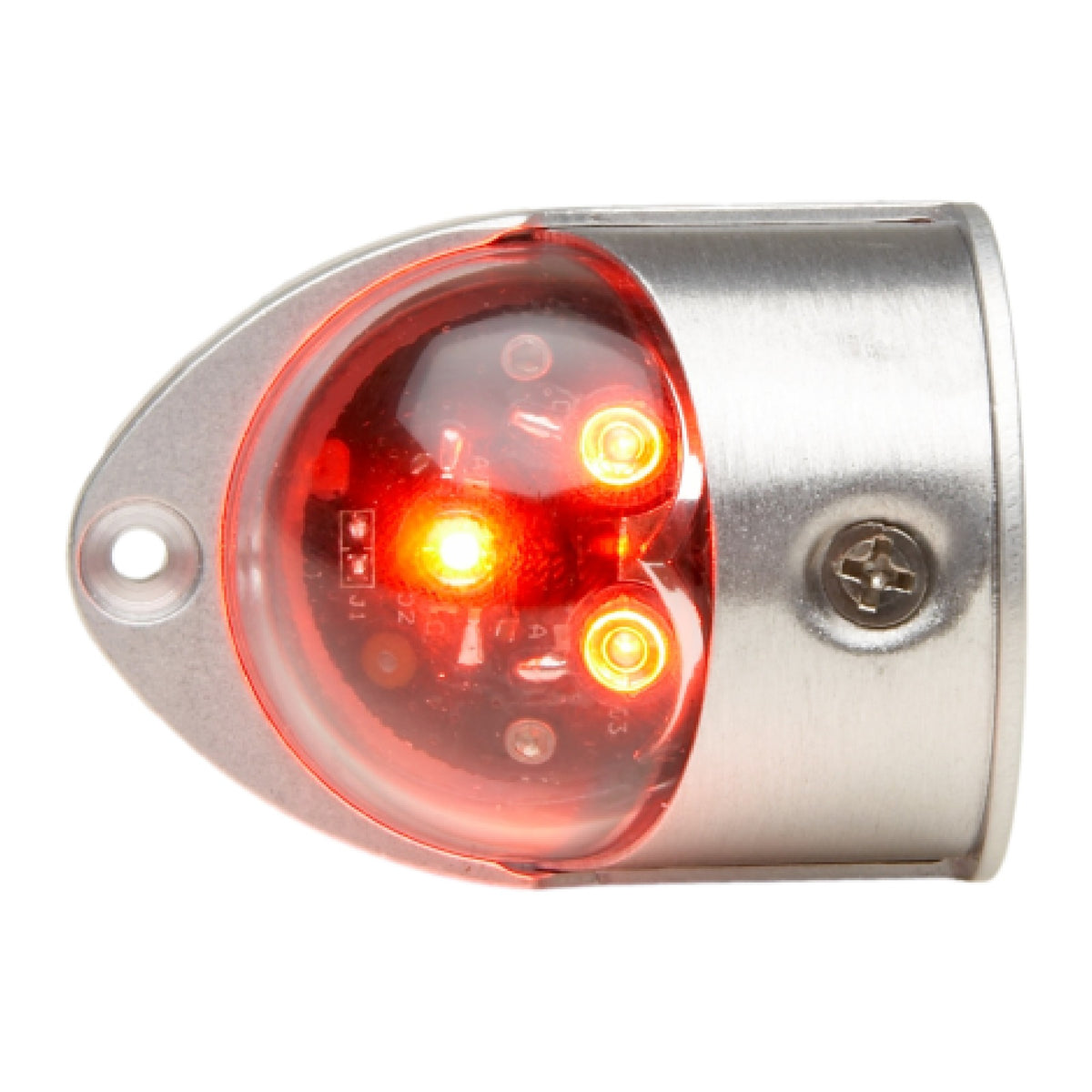 Whelen 71379 Series LED Forward Position Light, 28V, Red, 01-0771379-02