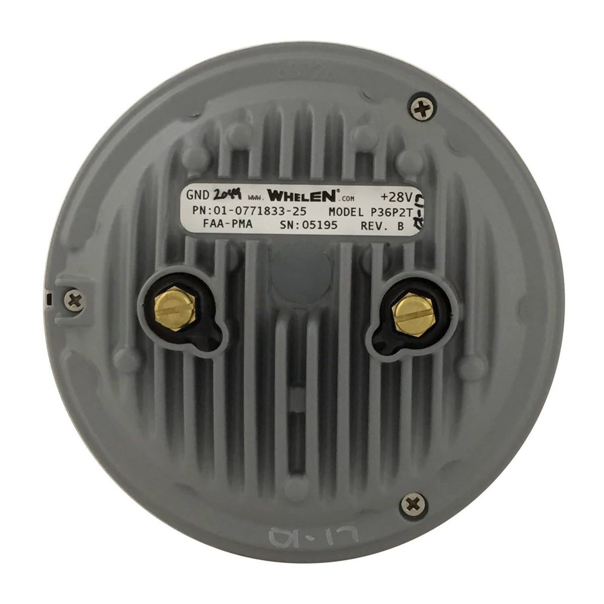 Whelen Parmetheus Plus PAR36 LED Taxi Light, 28V Spreader, P36P2T, 01-0771833-25