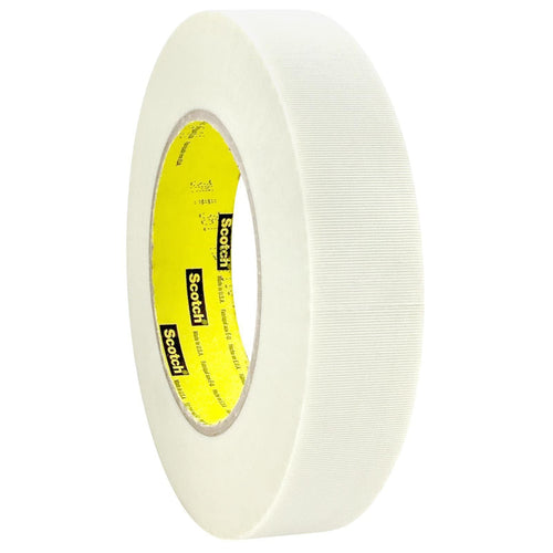 3M Glass Cloth Tape 361, White, 1 in x 60 yd, 6.4 mil, 021200-03017