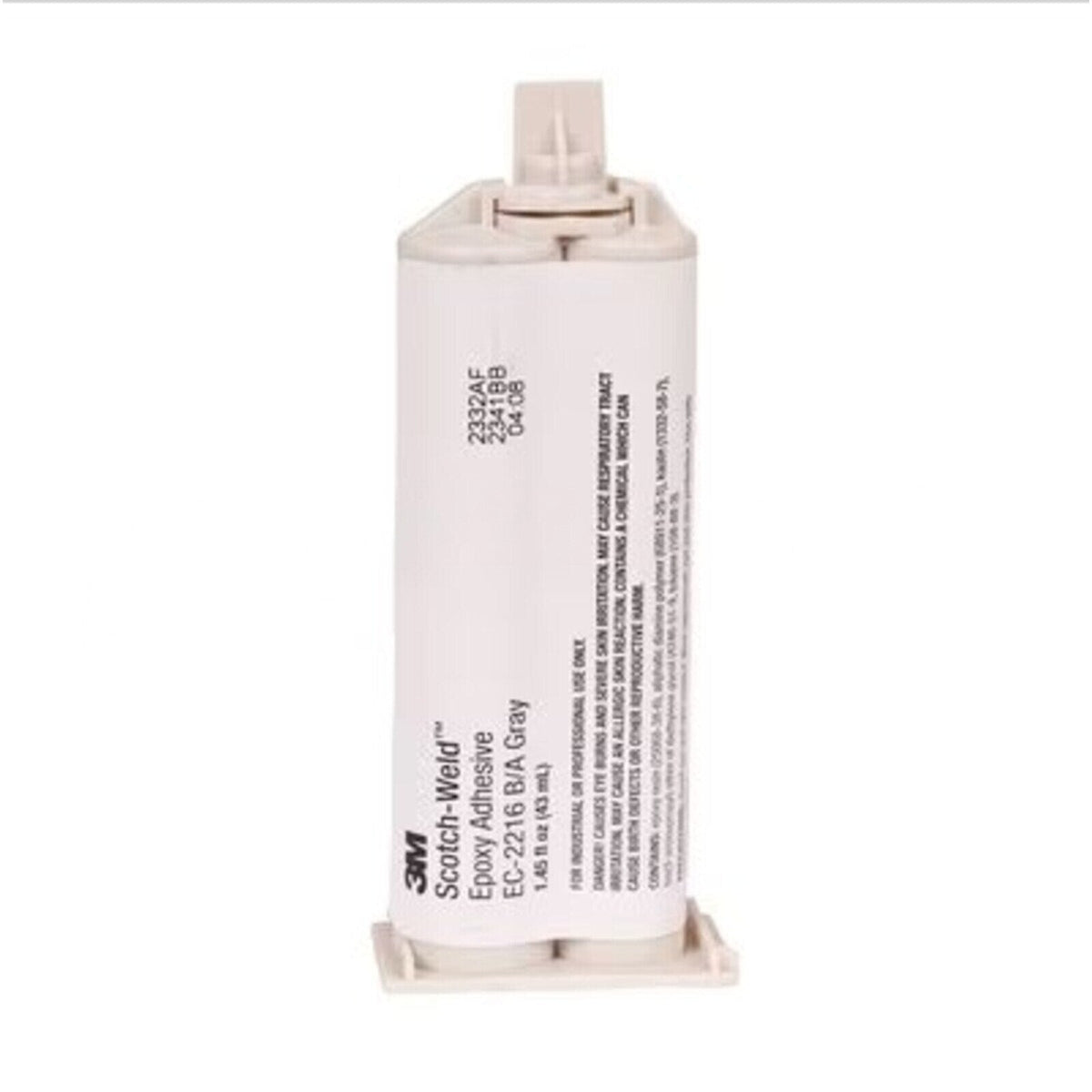 3M Scotch-Weld EC-2216 B/A Gray Two-Part Epoxy Adhesive, 2 oz Tube Kit, 021200-65201 (7000000813)