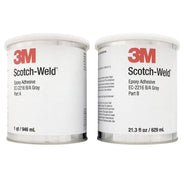 3M Scotch-Weld EC-2216 B/A Gray Two-Part Epoxy Adhesive, 1 qt Kit, 021200-65203 (7100011693)