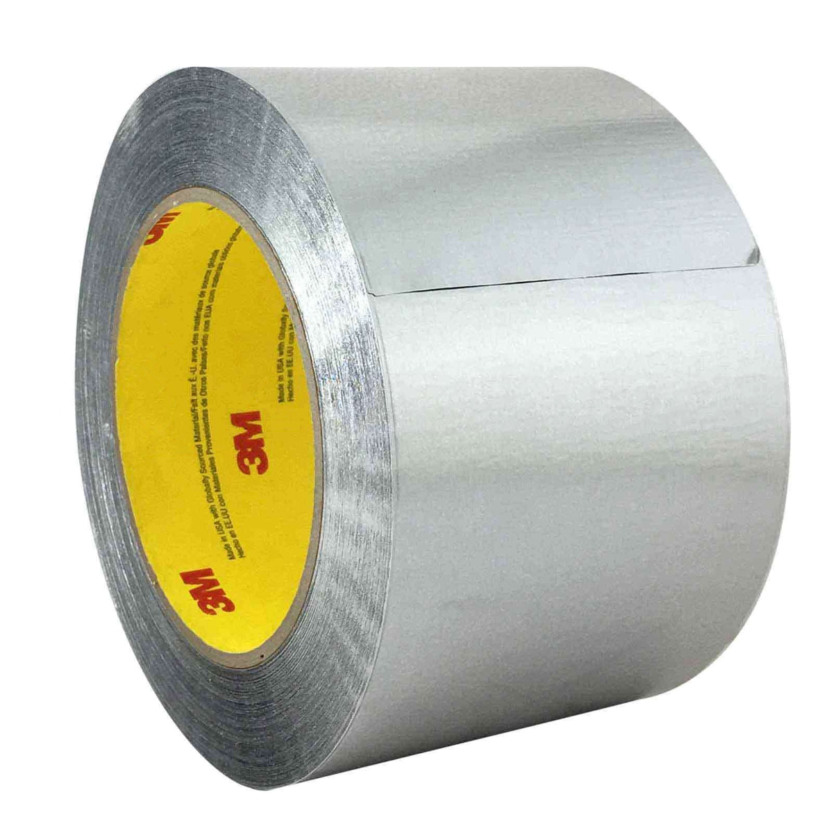 3M Aluminum Foil Tape 425, Silver, 3 in x 60 yd, 4.6 mil, 051125-85312 (3M ID 7100053644)