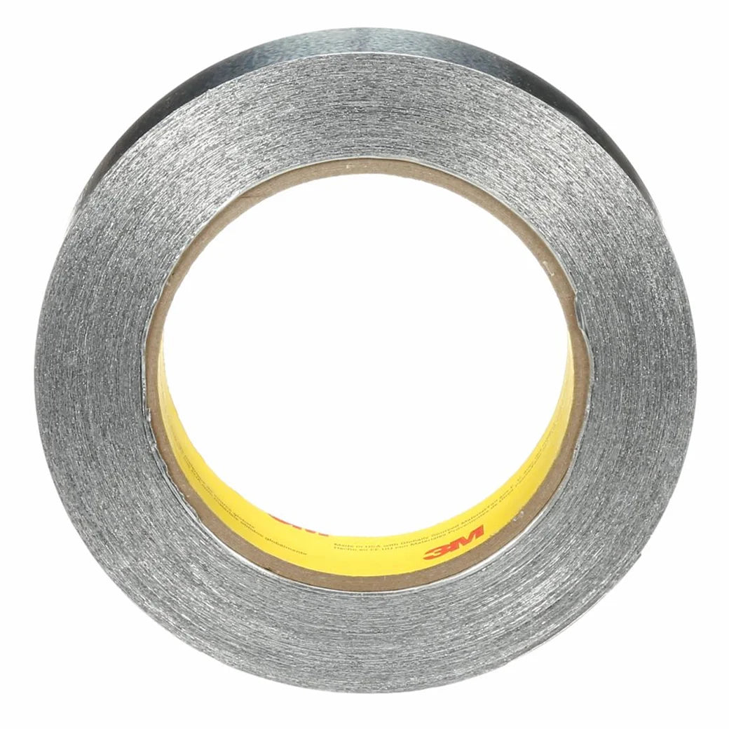 3M Aluminium Foil Tape 425, Silver, 1" x 60 Yard Roll (4.6 Mil,  051125-85388)