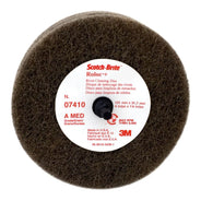 3M Scotch-Brite Rivet Cleaning Disc 07410, 4 in x 1-1/4 in, A MED, 051131-07410