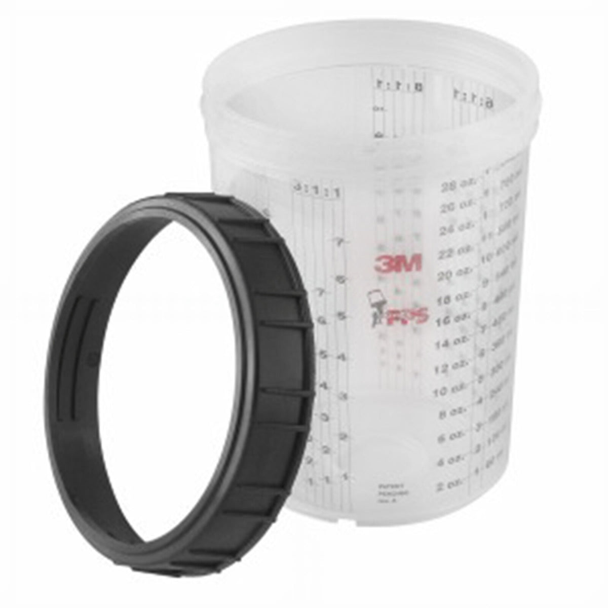 3M PPS Cup & Collar 16023, Large 28 fl oz (850 mL), 051131-16023