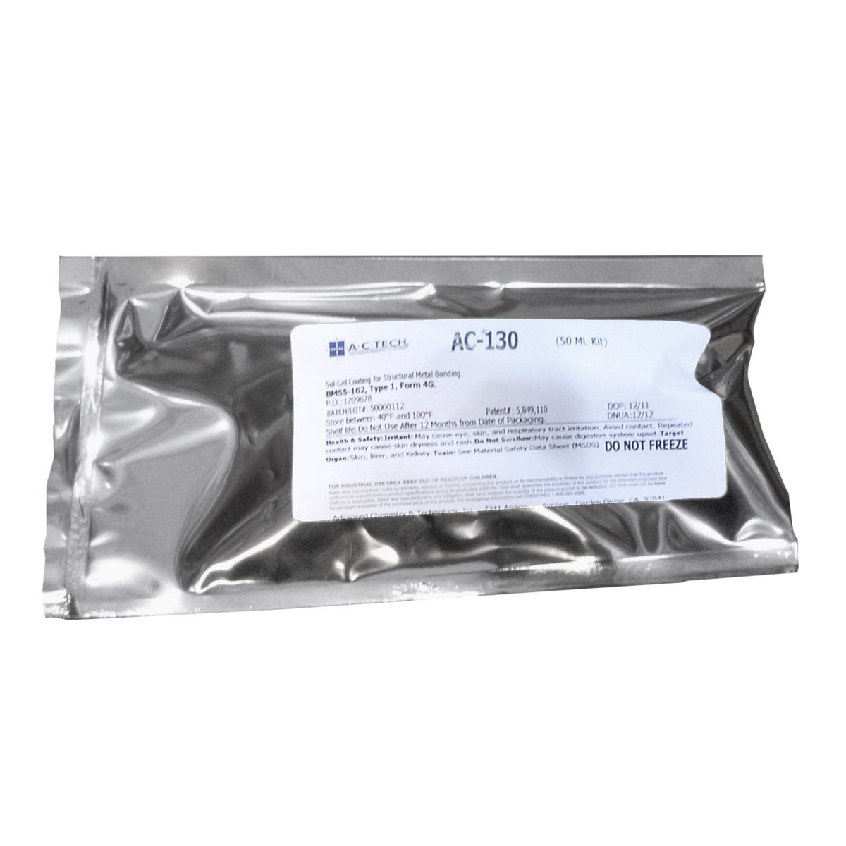 3M AC-130-2 Sol-Gel Surface Pre-Treatment for Adhesive Bonding, 50 mL Kit, 051141-57819
