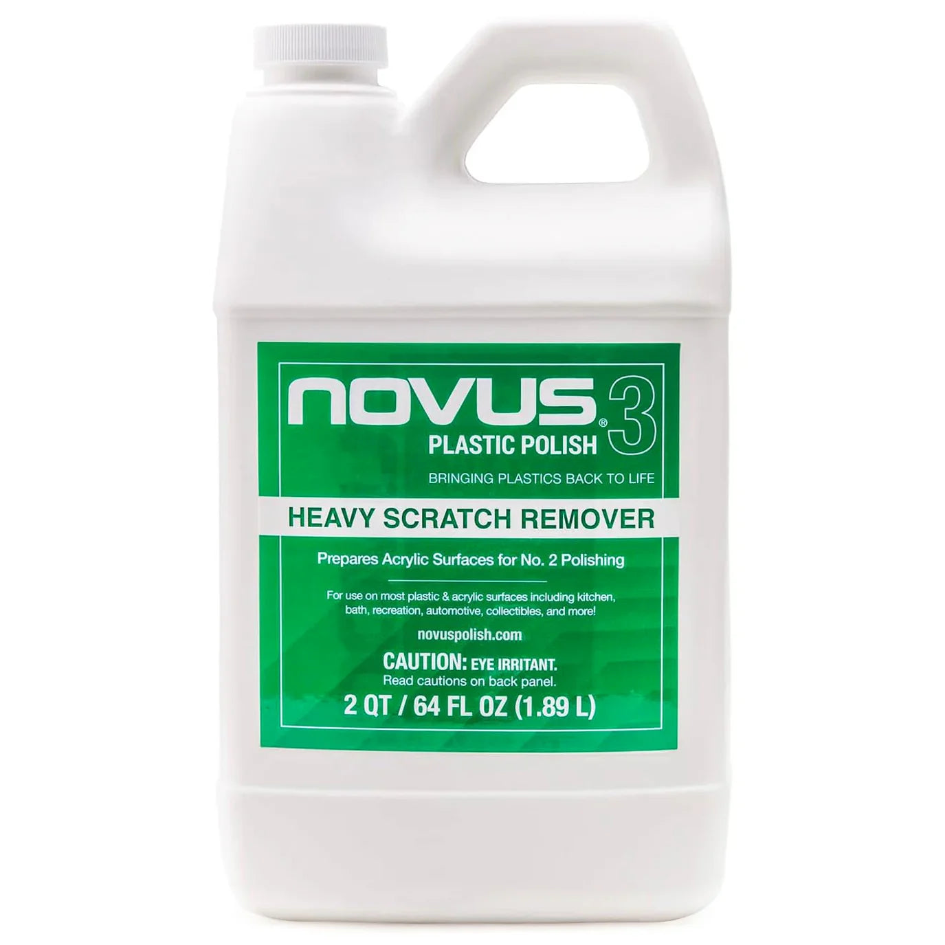 Novus 3 Plastic Polish Heavy Scratch Remover 1.89L / 64oz image 0