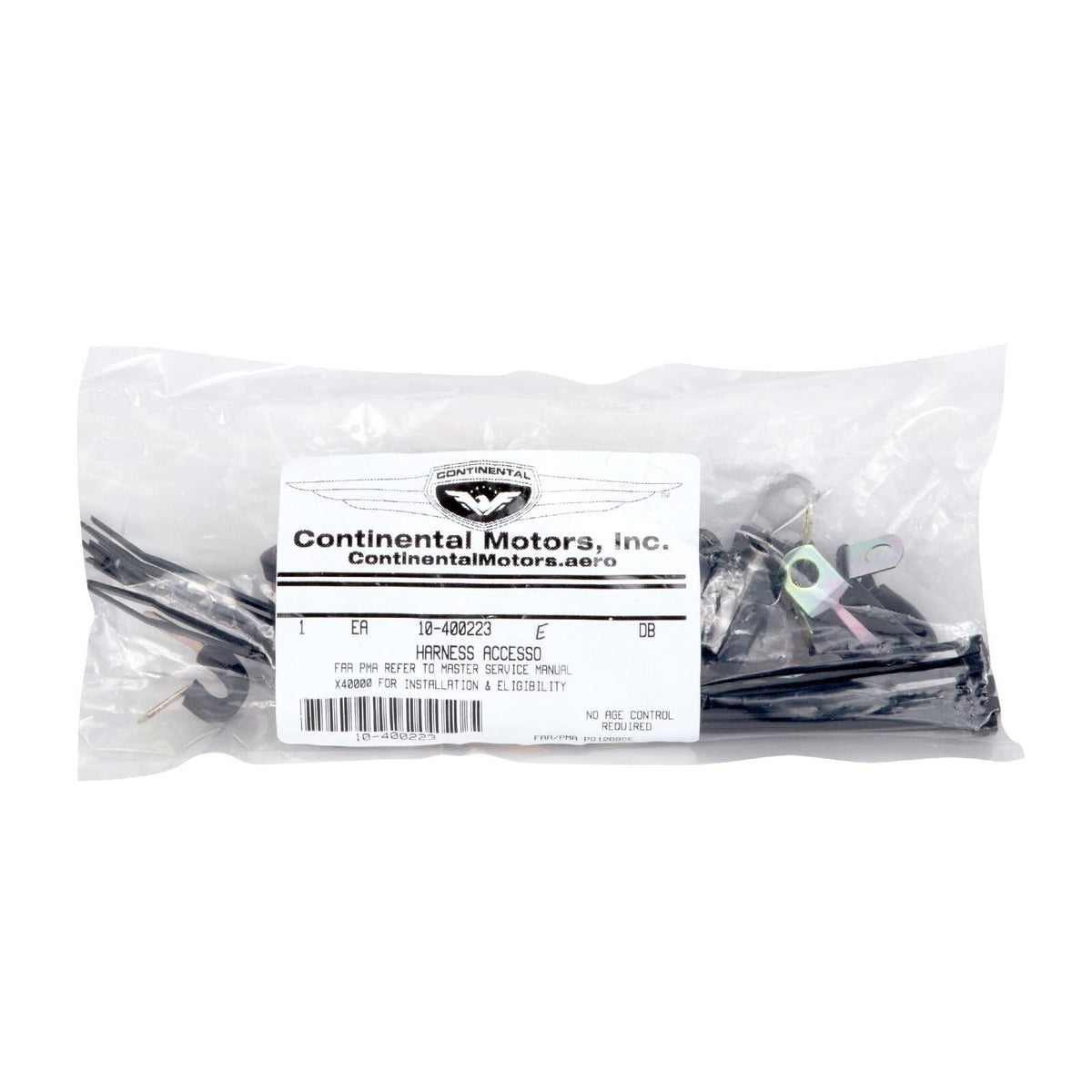Continental Ignition Harness, S6-1200, 3/4-20 Connection, 10-423684-1