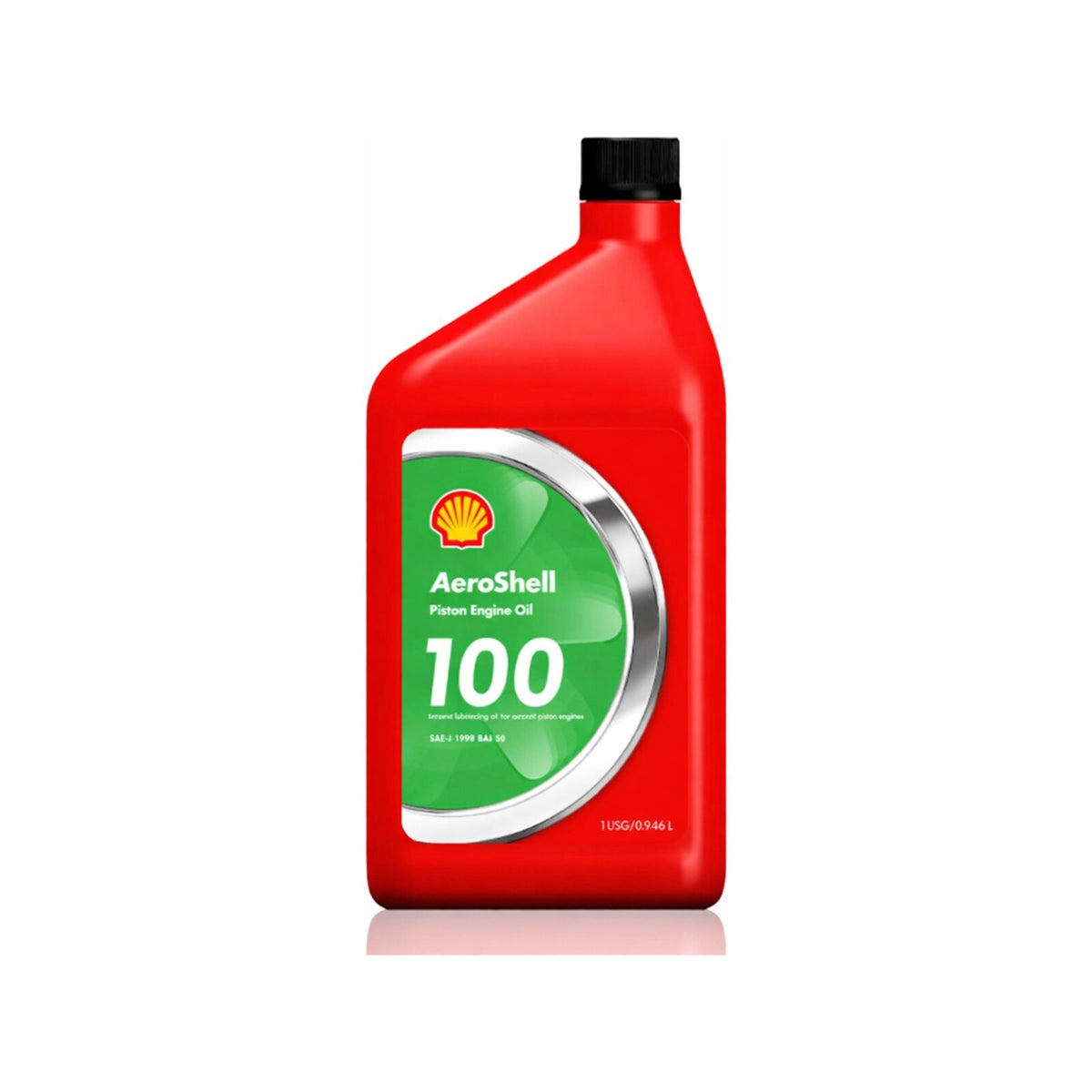AeroShell Oil 100 Mineral Break-in Piston Engine Oil, SAE 50, 1 Quart, 100QT