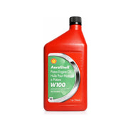 AeroShell Oil W100 Ashless Dispersant Piston Engine Oil, SAE 50, 1 Quart, 100WQT