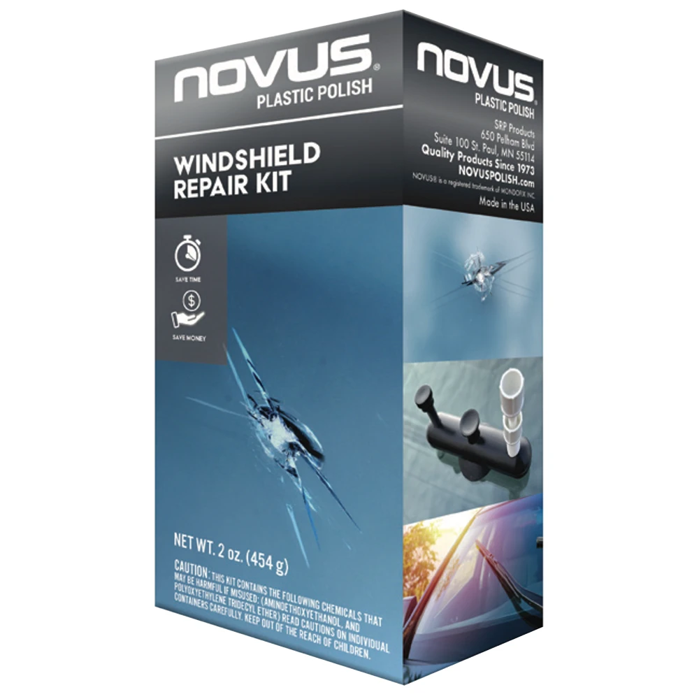 NOVUS DIY Windshield Repair Kit – Repair Bullseye & Star Cracks in Car Glass image 0