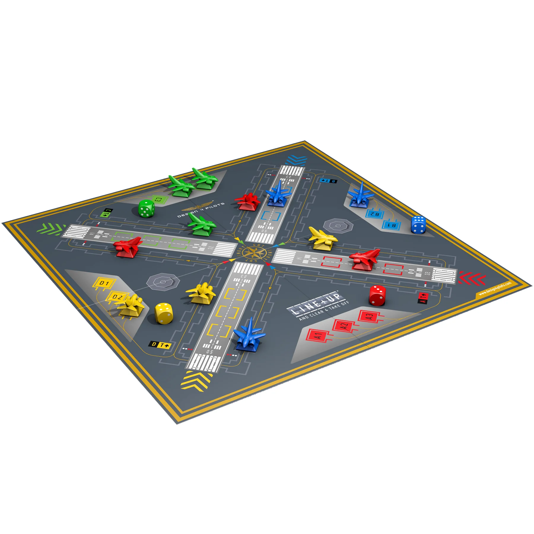 Design4Pilots Line Up Airport Board Game