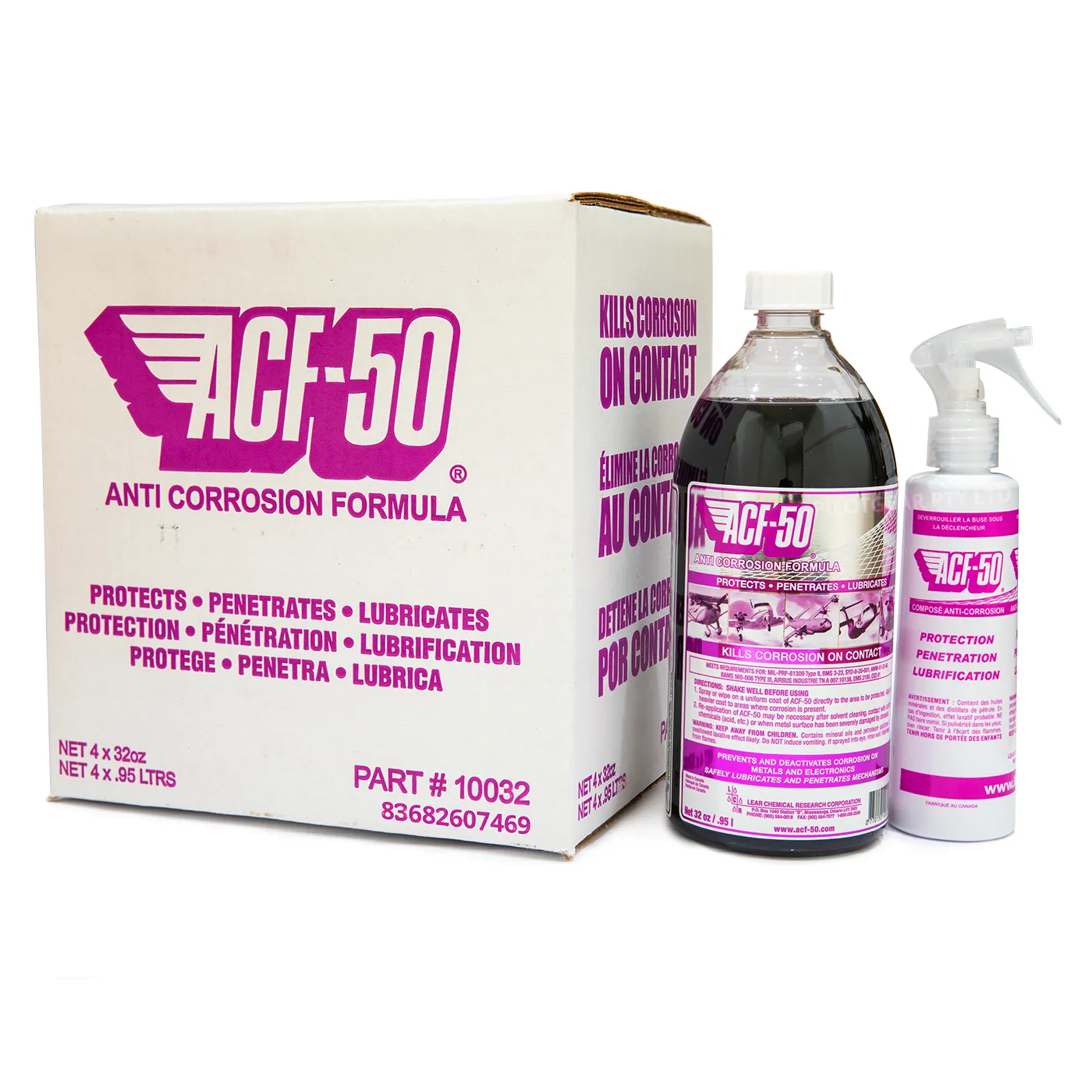 ACF-50 Anti Corrosion Formula 0.95 Litre / 32oz Bottle - 4 Pack image 0