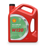 AeroShell Oil W120 Ashless Dispersant Piston Engine Oil, SAE 60, 5 Litre, 120W5LT