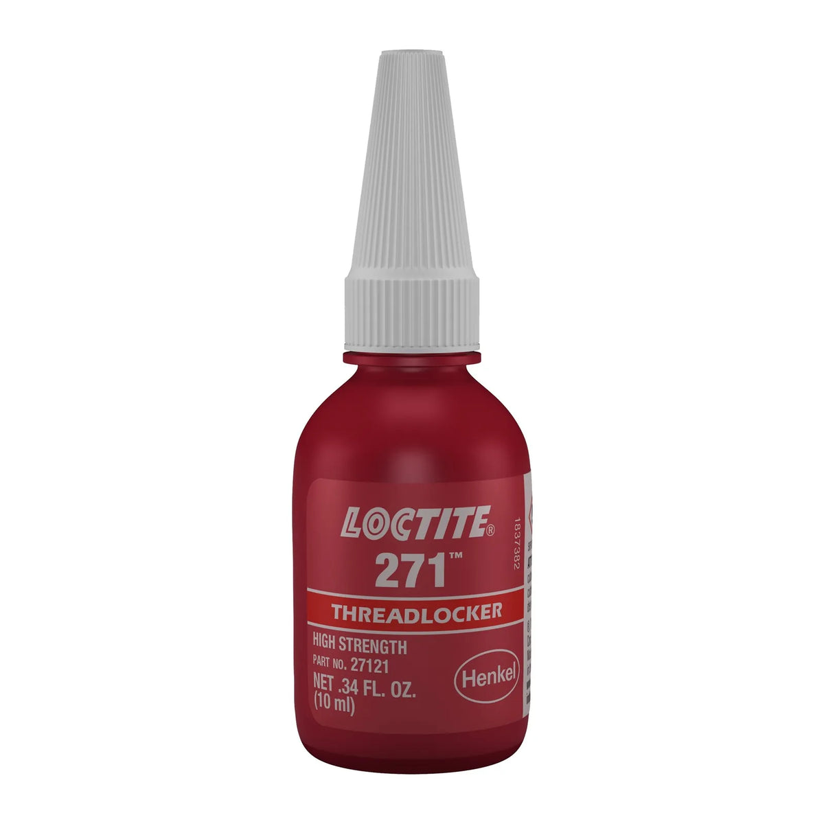 Henkel Loctite 271 High Strength Threadlocker, Red, 10 ml, 135380
