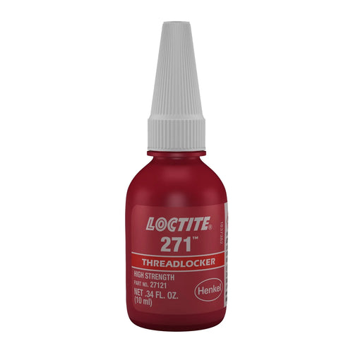 Henkel Loctite 271 High Strength Threadlocker, Red, 10 ml, 135380