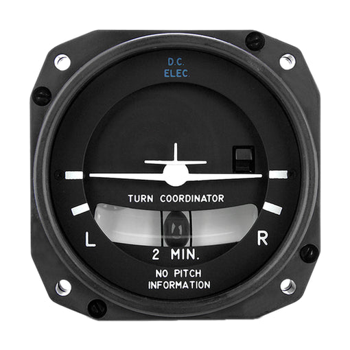 Mid-Continent 1394T101 Turn Coordinator, 11-32 VDC, 3-Pin, Non-Lighted, 1394T101-7B