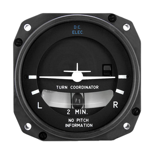 Mid-Continent 1394T101 Turn Coordinator, 11-32 VDC, 3-Pin, Non-Lighted, 1394T101-7B