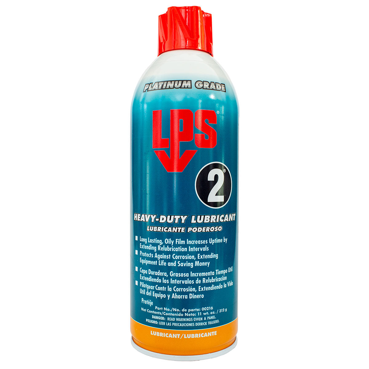LPS 2 Heavy-Duty Lubricant 11oz Aerosol Can image 0