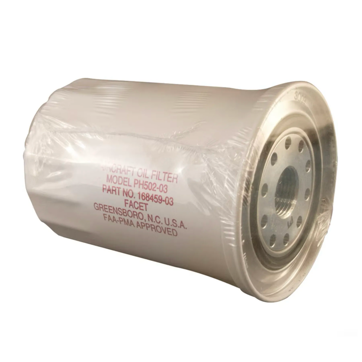 Purolator Facet PH502-03 Aircraft Oil Filter for Bell 206A and 206B, 168459-03