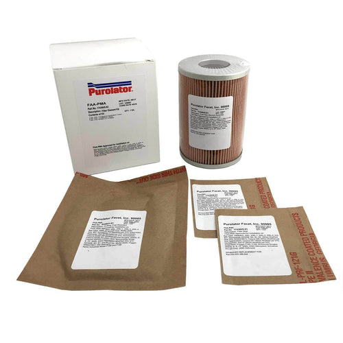 Purolator Fuel Filter Element and Seal Kit, Bell 206/407, MD500, AS350, 1743645-02