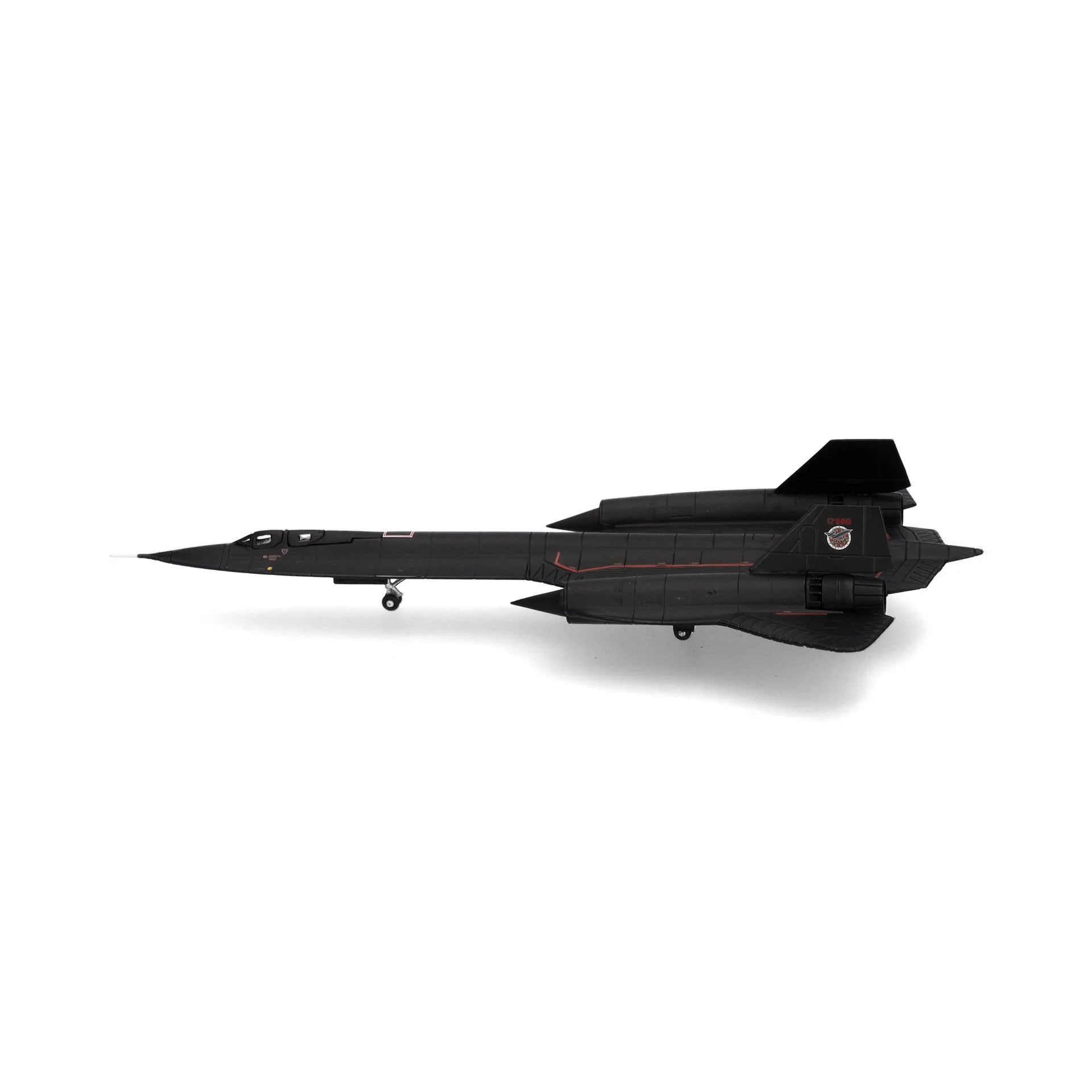 Herpa 1/200 U.S. Air Force Lockheed SR-71A Blackbird - 9th SRW Detachment 4, RAF Mildenhall “Farewell-Dartboard” Aircraft Model image 4