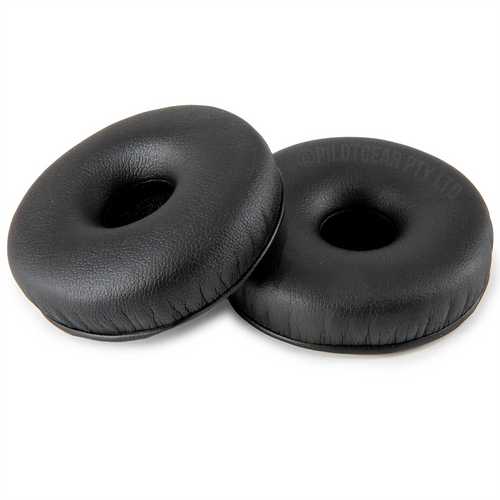Bantalan Telinga Kulit Sintetis Telex – Bantalan Pengganti untuk Headset Seri Airman 850 (Sepasang)