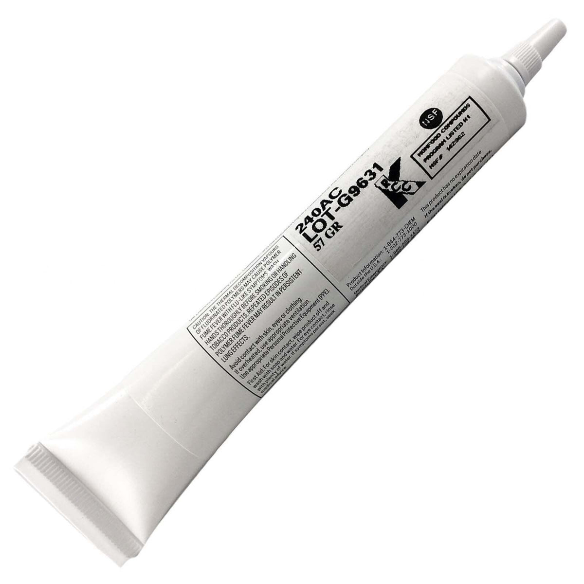 Krytox 240AC Aerospace Grade PFPE Grease, MIL-PRF-27617 Type III, 2 oz Tube, 240AC20Z