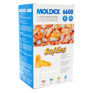Moldex Softies Penyumbat Telinga Busa Oranye 6600 – Sekali Pakai, Tanpa Tali, 200 Pasang