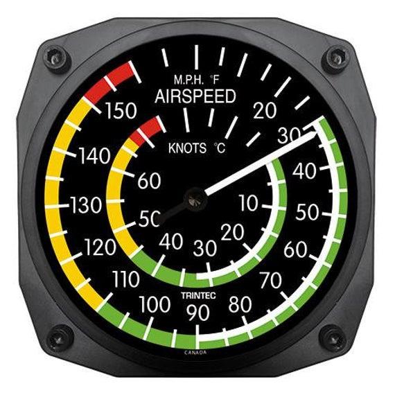 Trintec Airspeed Indicator Thermometer image 0