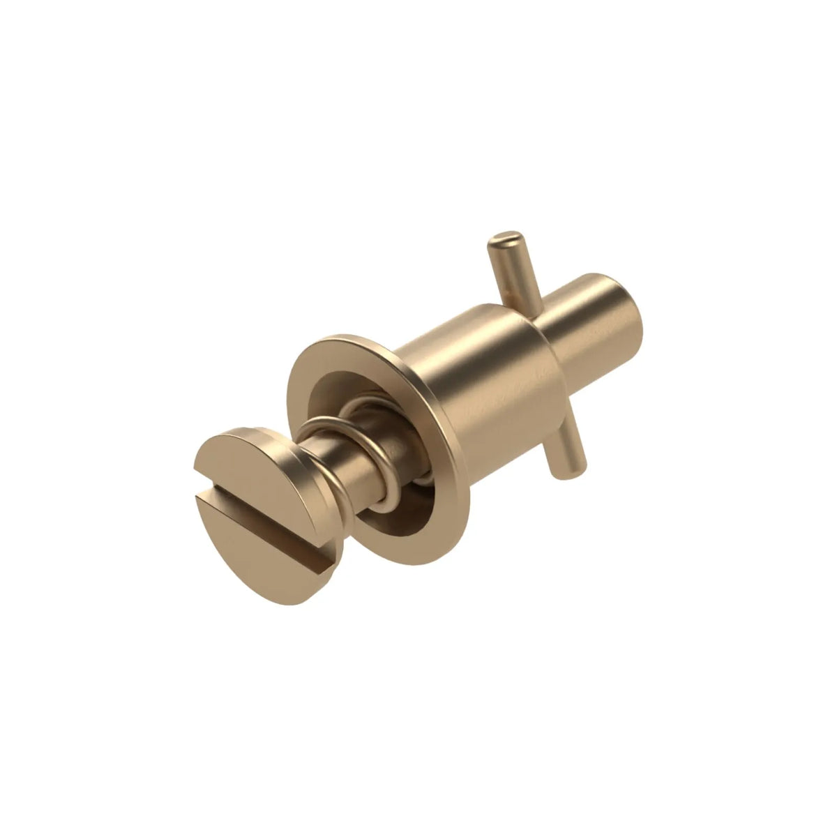 Camloc 2700 Series Quarter-Turn Stud, Slotted, Cadmium Plated Steel, Pack of 5, 2700-4