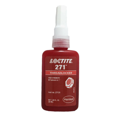 Henkel Loctite 271 High Strength Threadlocker, Red, 50 mL Bottle, 27131