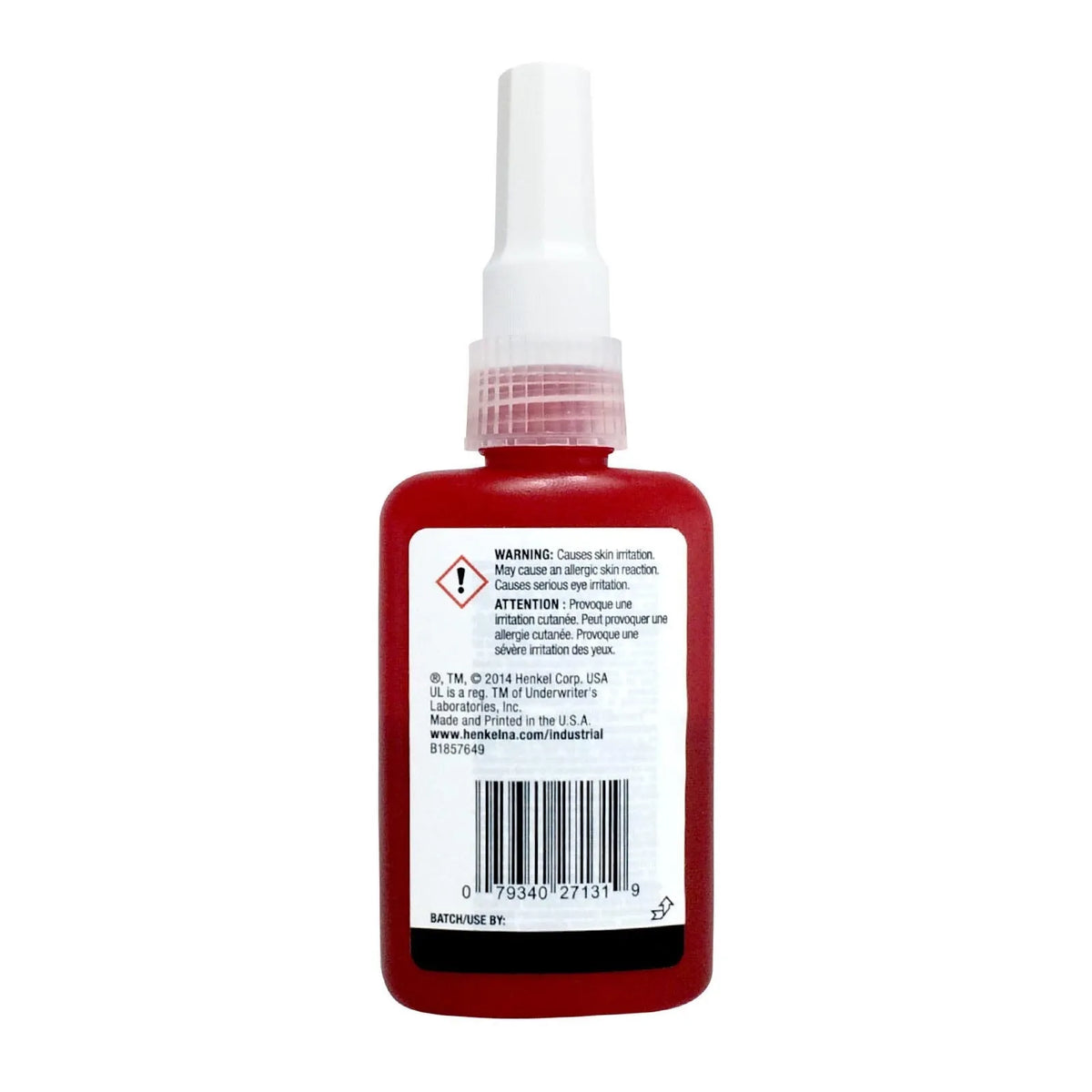 Henkel Loctite 271 High Strength Threadlocker, Red, 50 mL Bottle, 27131