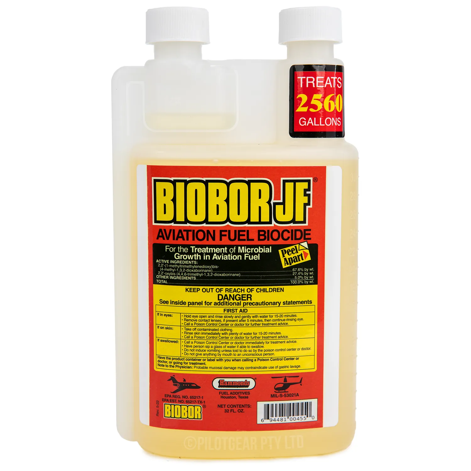 Biobor JF 32oz Aviation Fuel Additive Microbiocide – Kills and prevents microbial growth in aviation fuels image 0