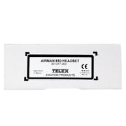 Telex Airman 850 Battery-Free ANR Aviation Headset, 600 Ohm, PJ-068/PJ-055 Plugs, 301317-003