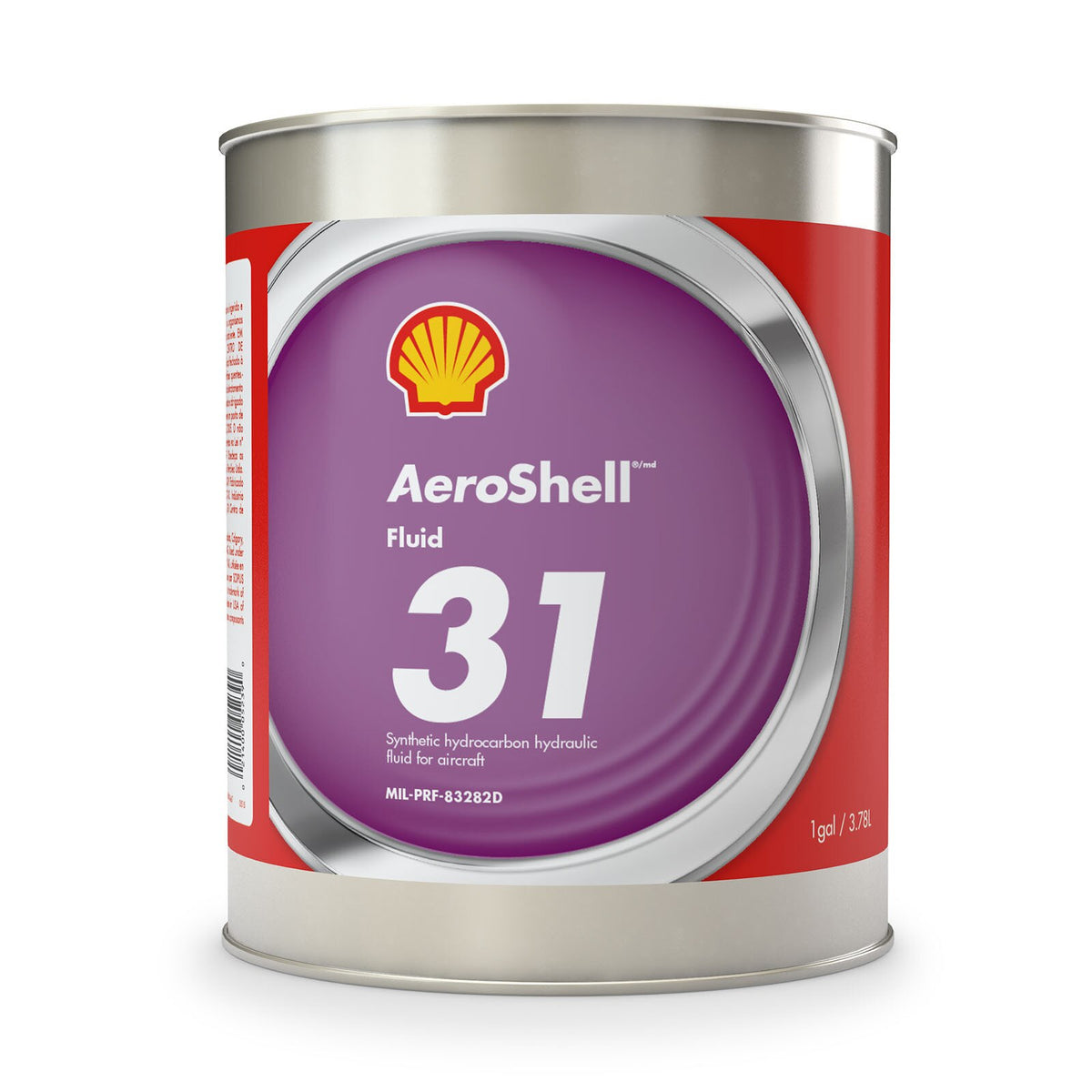 AeroShell Fluid 31 Aircraft Hydraulic Fluid, MIL-PRF-83282D, 1 Gallon, 31-1GL