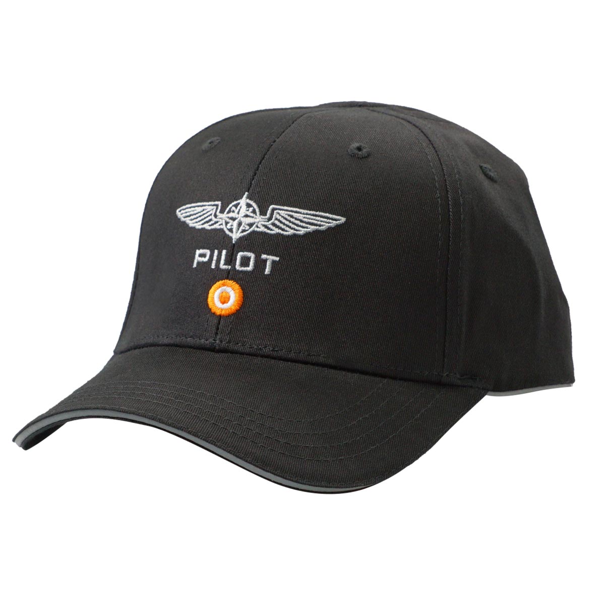 Design4Pilots Pilot Cap Cotton - Black image 0