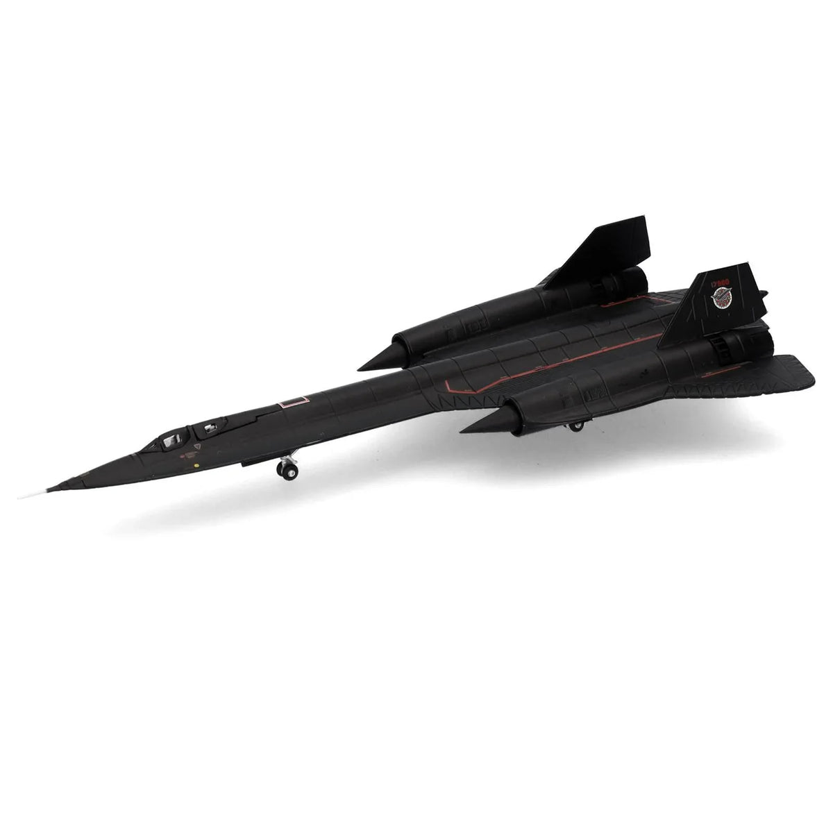 Herpa 1/200 U.S. Air Force Lockheed SR-71A Blackbird - 9th SRW Detachment 4, RAF Mildenhall “Farewell-Dartboard” Aircraft Model image 0