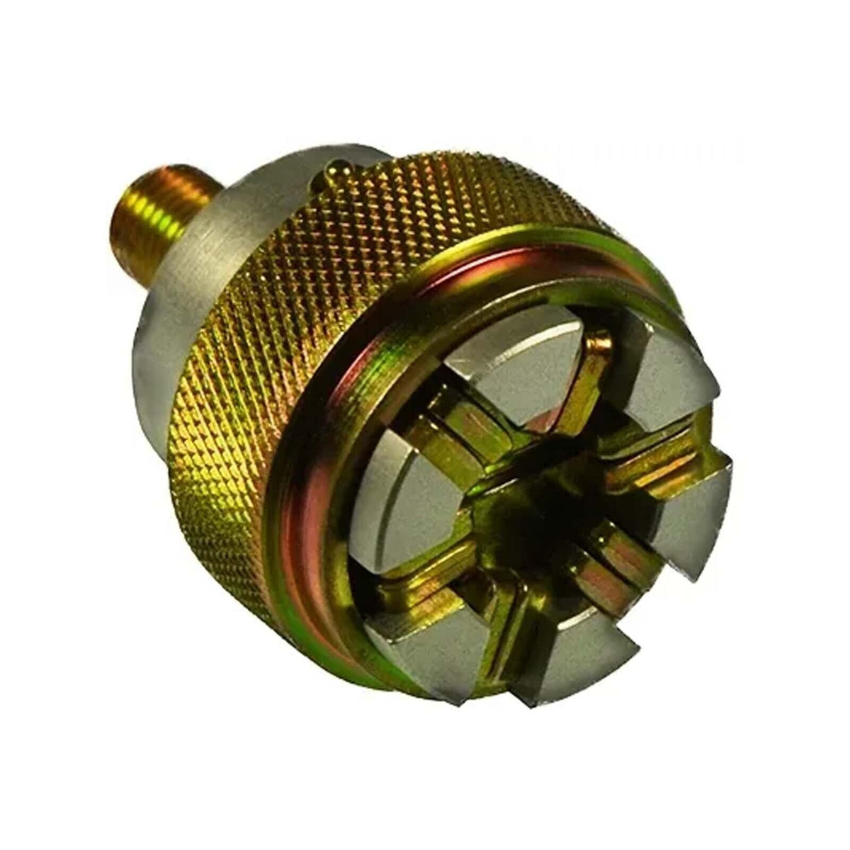 Kinedyne 12 Jaw Quick Disconnect Stud Fitting, 1 in x 3/8 in Threaded Stud, 33115