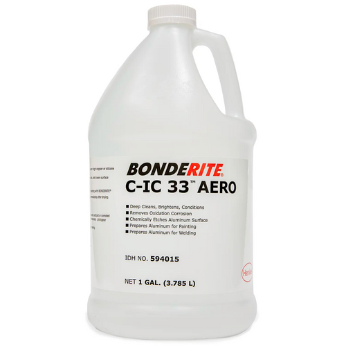 BONDERITE® C-IC 33 AERO (Alumiprep 33) – Industrial Aluminum Cleaner & Prepaint Surface Treatment, 3.785L / 1 Gallon