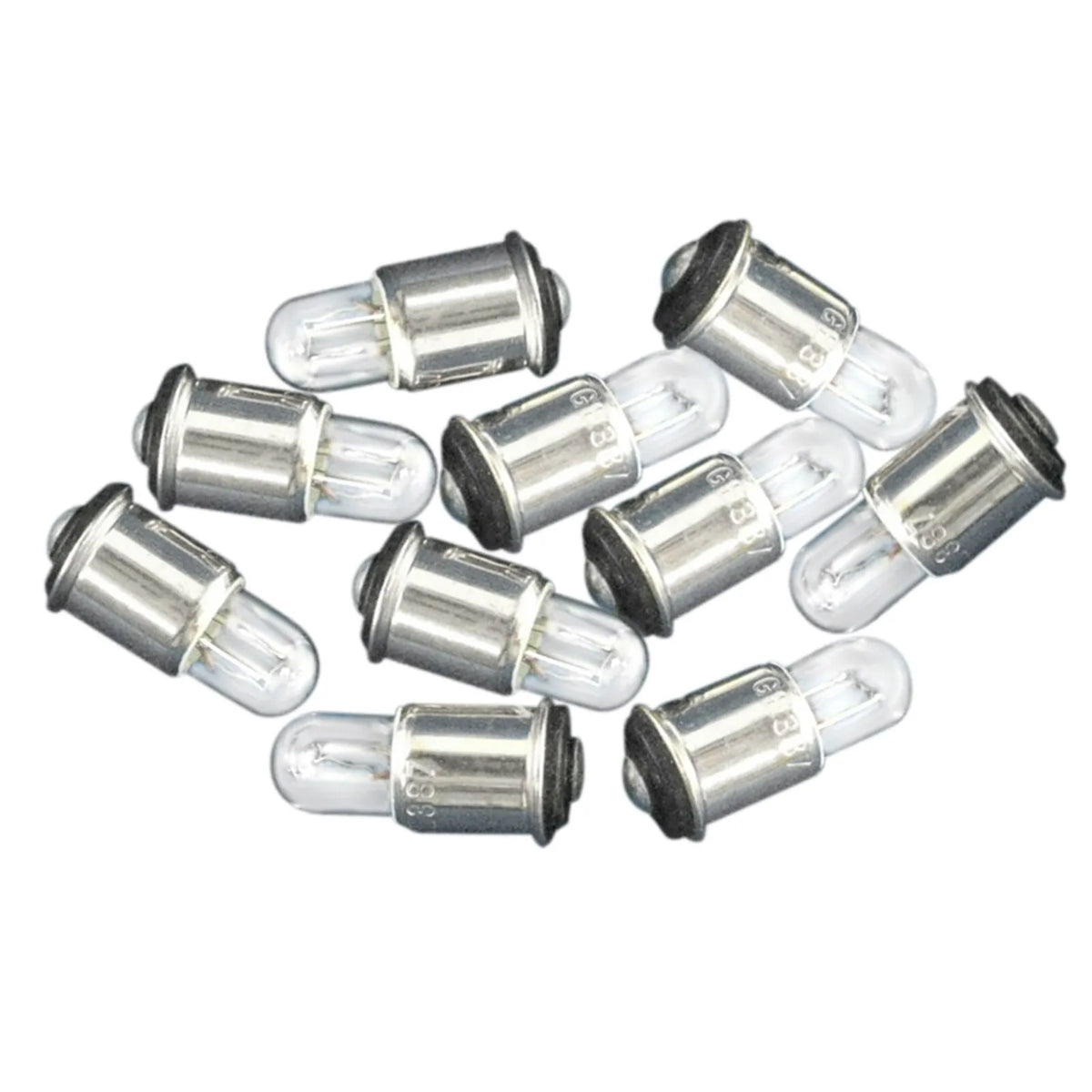 GE Lighting 387 Incandescent Lamp, 28V, 1W, T1 3/4, Pack of 10
