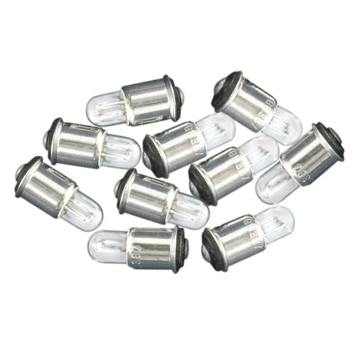 GE Lighting 387 Incandescent Lamp, 28V, 1W, T1 3/4, Pack of 10