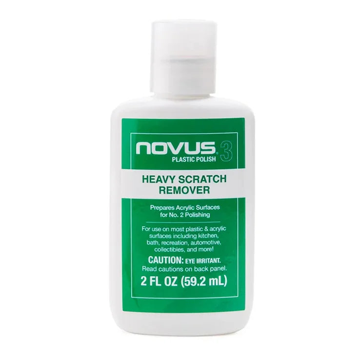 NOVUS Plastic Polish Restoration Kit – 1, 2, 3 (59.2mL / 2oz) Bottles & Polish Mates image 4