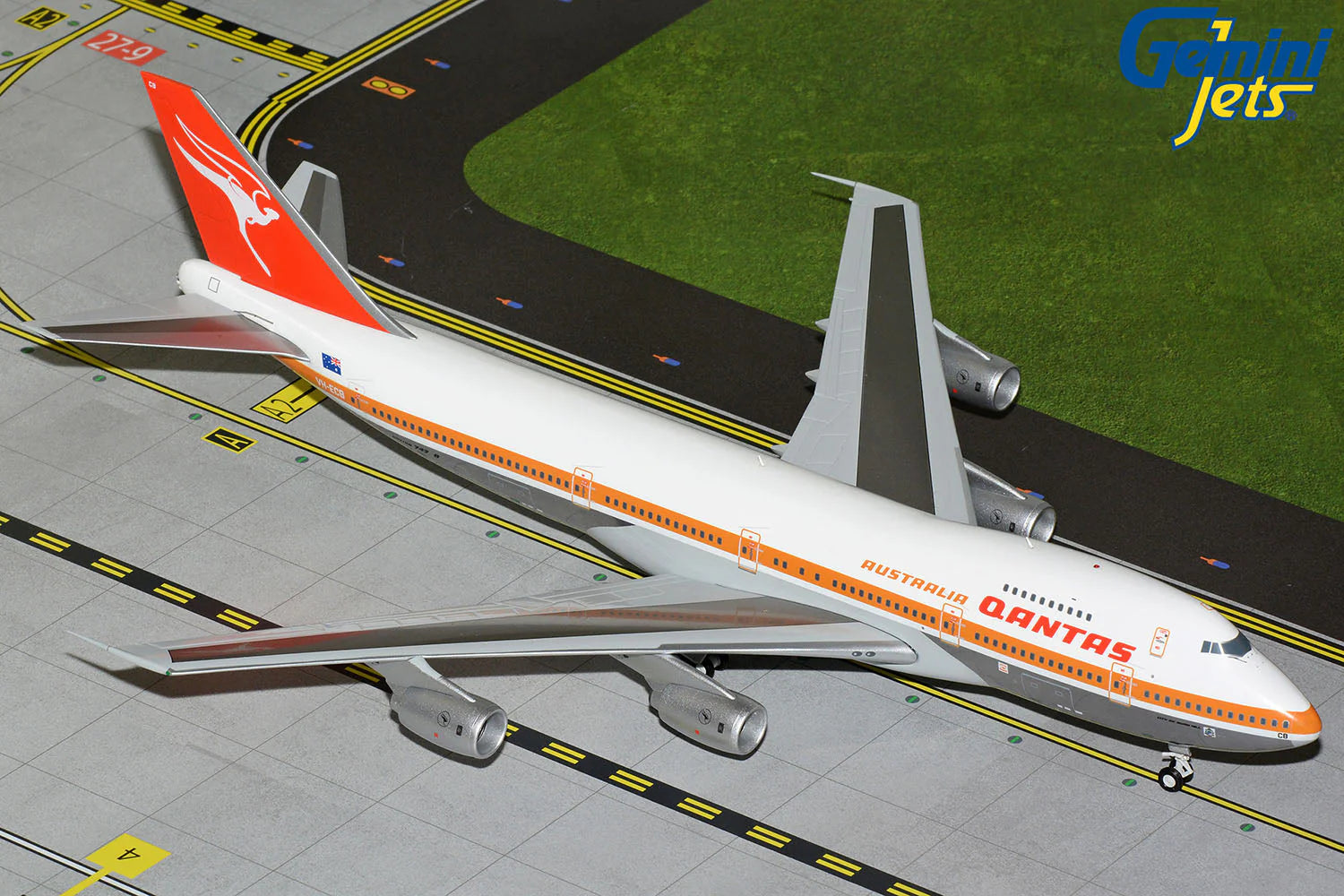 Gemini Jets 1/200 Qantas Airways B747-200B (M) VH-ECB "City of Swan Hill" 1980s Livery image 0