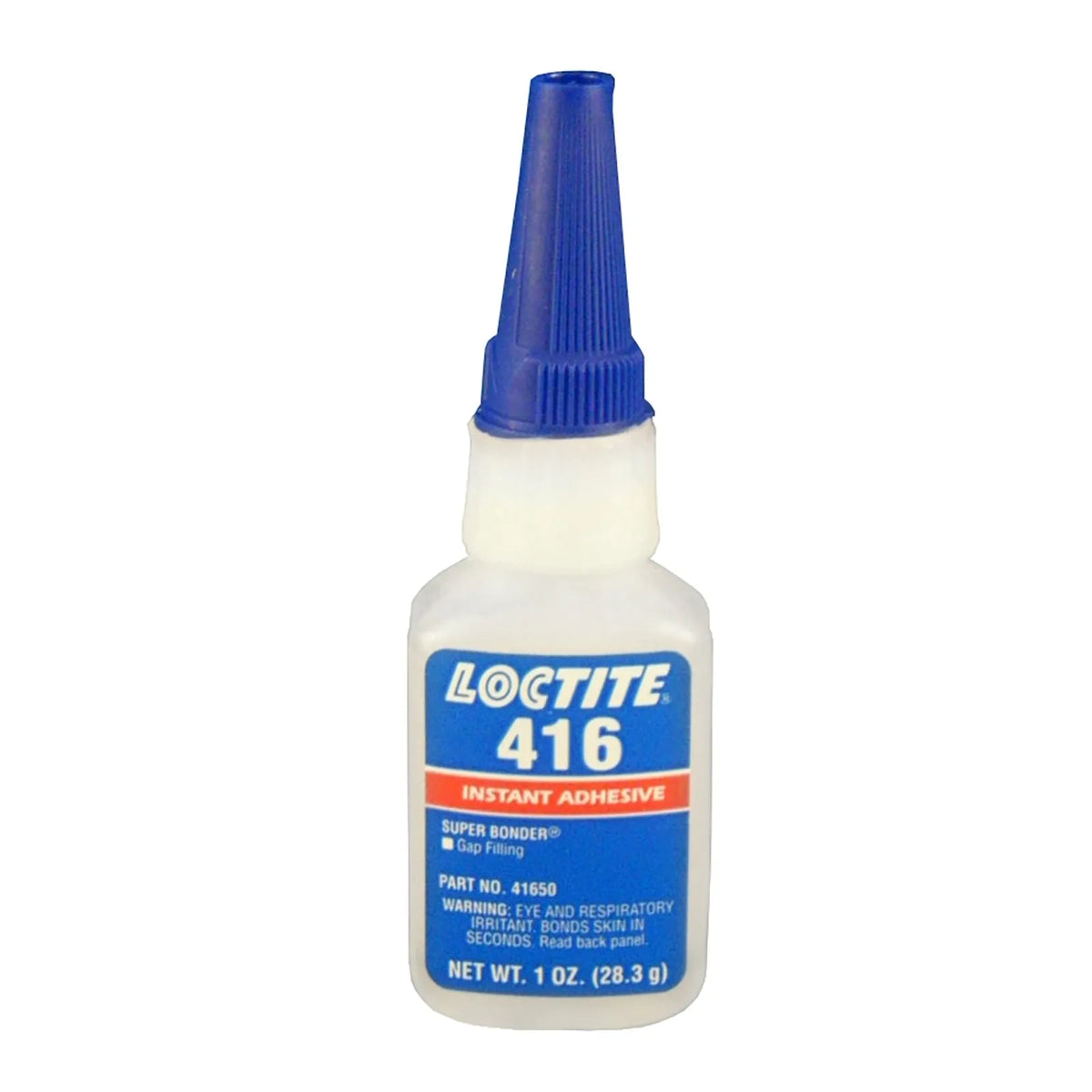 Henkel Loctite 416 Super Bonder Instant Adhesive, Clear, 1 oz Bottle, 41650 (135452)