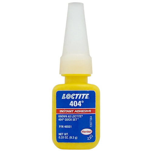 Henkel Loctite 404 Quick Set Instant Adhesive, 0.33 oz Bottle, 46551 (IDH 135465)