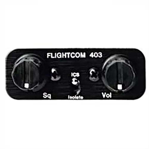 Stereo Intercom - Flightcom 403 | 6-Place, w/Jacks image 0