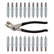 20-Pack of 3/32" CLECO Sheet Holders with Pliers – Panel Fastener & Removal Tool image 0